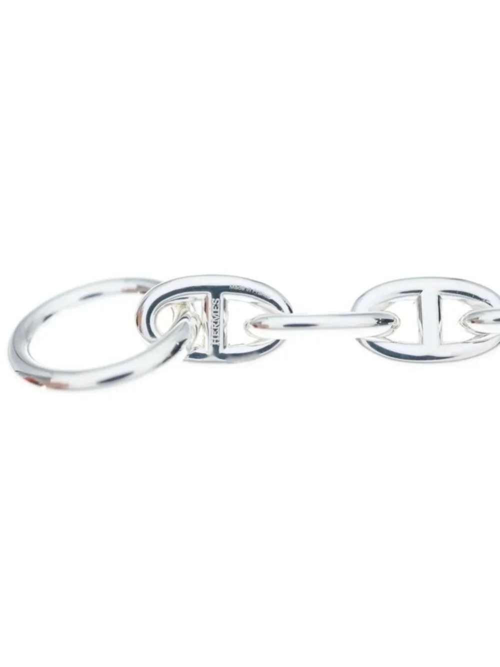 Hermes Chaine D'ancre MM Bracelet Chain Silver 15 Pieces